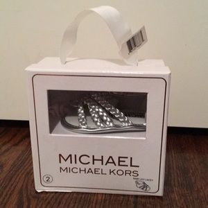 Silver Michael Kors sandals -Never worn! Brand nee